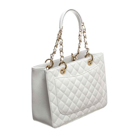 chanel grand shopping tote real fake|white Chanel grand shopper tote.